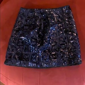 JH blue sequin  skirt